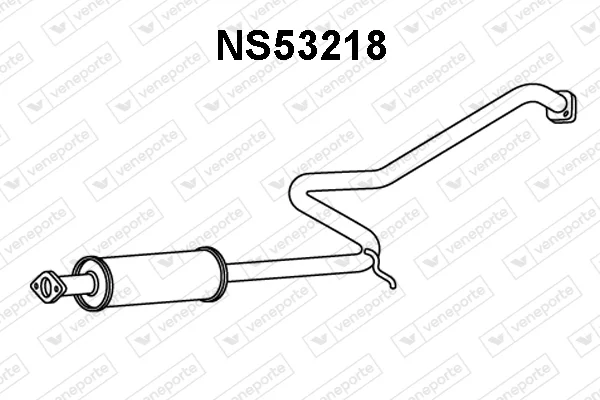 Přední tlumič výfuku