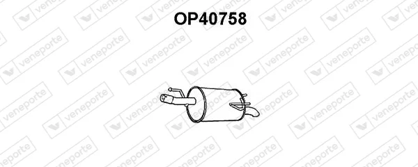 Zadní tlumič výfuku