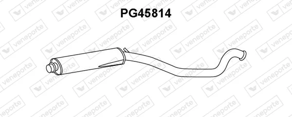 Přední tlumič výfuku