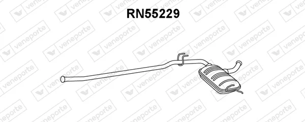 Přední tlumič výfuku