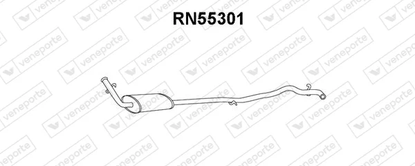 Střední tlumič výfuku