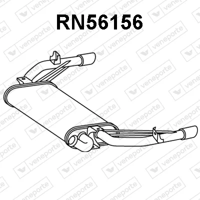 Zadní tlumič výfuku