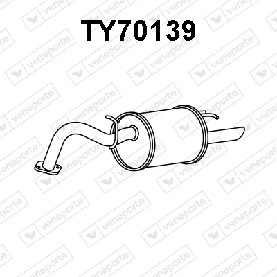 Zadní tlumič výfuku