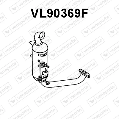 Filtr sazových částic, výfukový systém