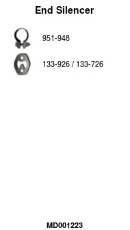 Zadní tlumič výfuku