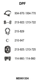 Filtr sazových částic, výfukový systém