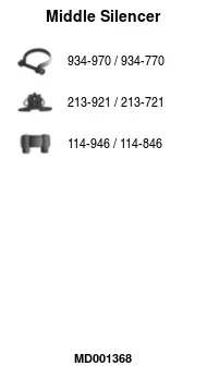 Střední tlumič výfuku