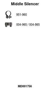 Střední tlumič výfuku