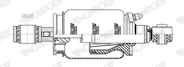 Tlumič, zavěšení kabiny MONROE MAGNUM Cabin