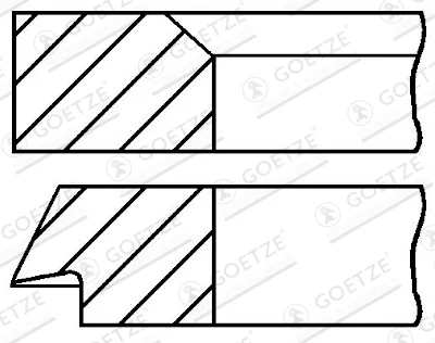Sada pístních kroužků