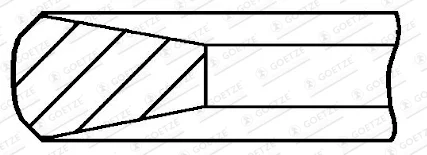 Pístní kroužek Goetze Diamond Coated®