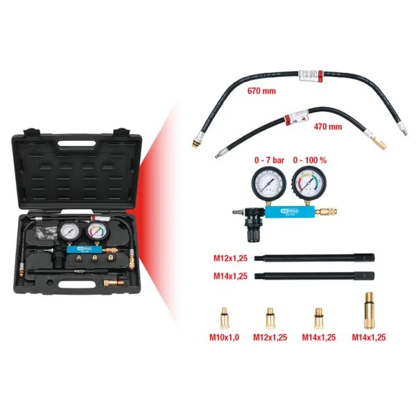 Souprava na zkoušku kompresního tlaku