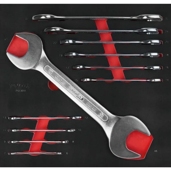 Dvojitý-vidlicový klíč sada