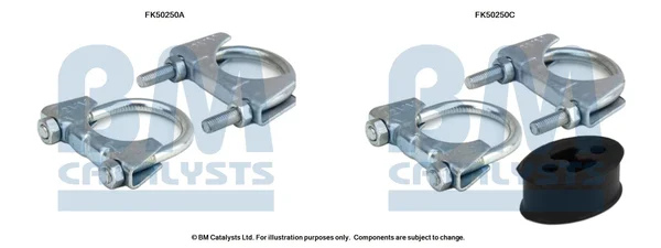 Montážní sada, výfuková trubka