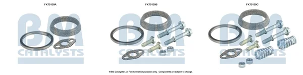 Montážní sada, výfuková trubka