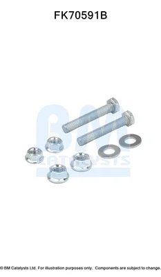 Montážní sada, výfuková trubka