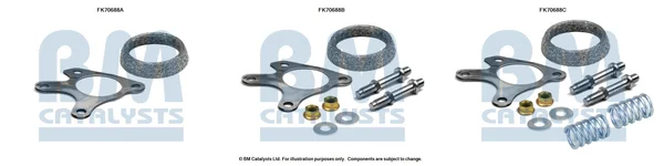 Montážní sada, výfuková trubka