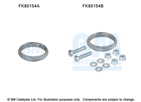 Montážní sada, katalyzátor