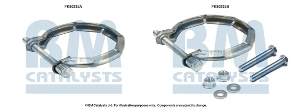 Montážní sada, katalyzátor