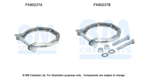 Montážní sada, katalyzátor