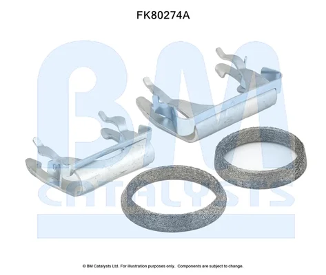 Montážní sada, katalyzátor