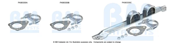 Montážní sada, katalyzátor