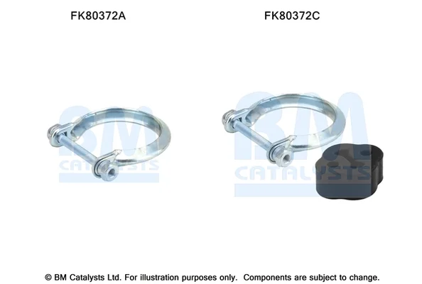 Montážní sada, katalyzátor