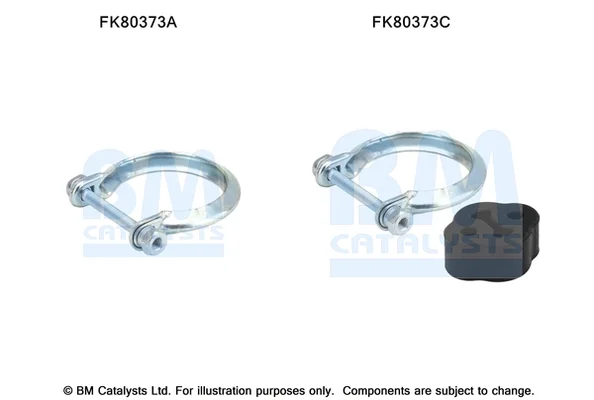 Montážní sada, katalyzátor