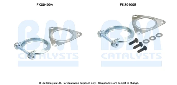 Montážní sada, katalyzátor