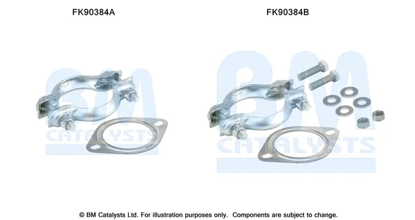Montážní sada, katalyzátor