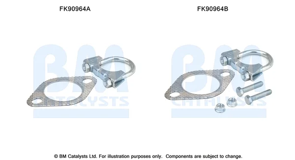 Montážní sada, katalyzátor