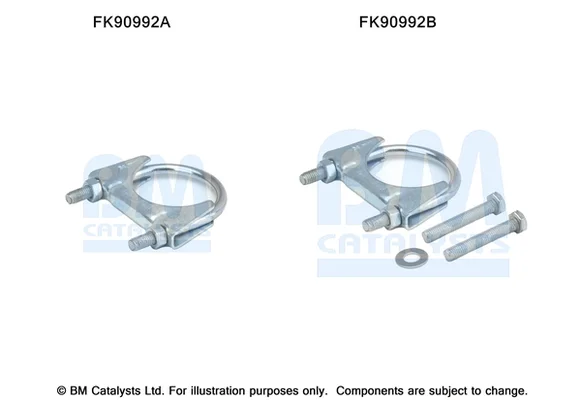 Montážní sada, katalyzátor