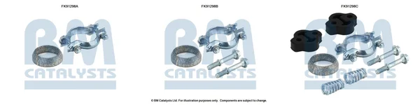 Montážní sada, katalyzátor