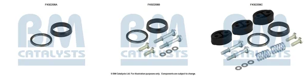 Montážní sada, katalyzátor