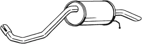 Zadní tlumič výfuku