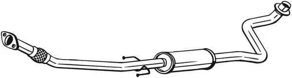 Střední tlumič výfuku