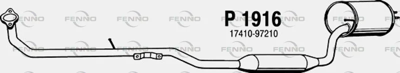 Střední tlumič výfuku