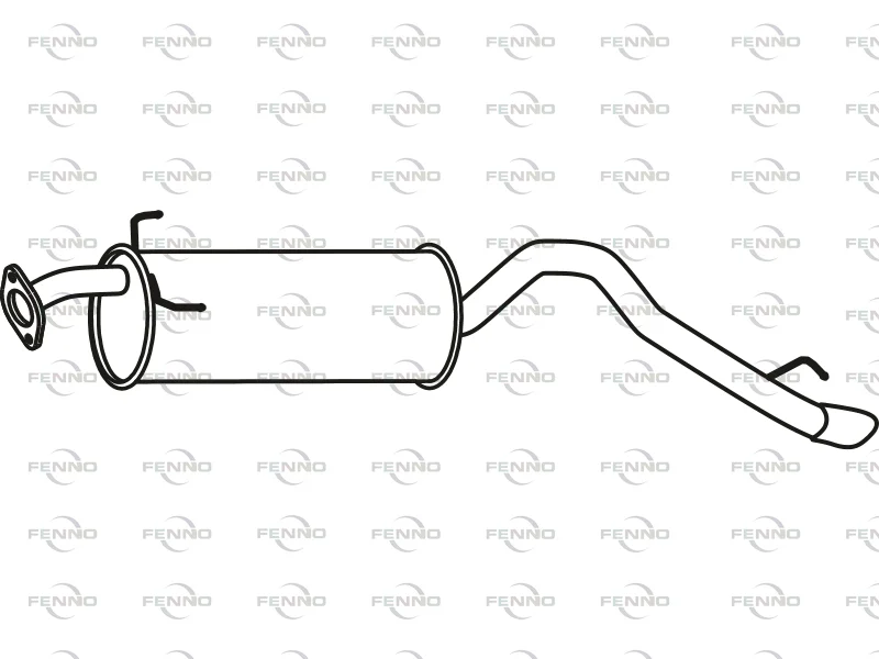 Zadní tlumič výfuku