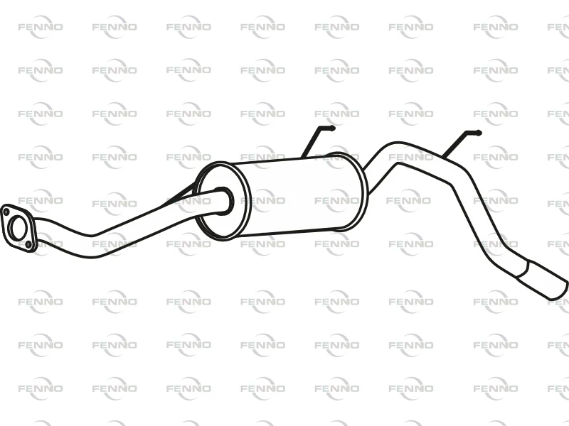 Zadní tlumič výfuku