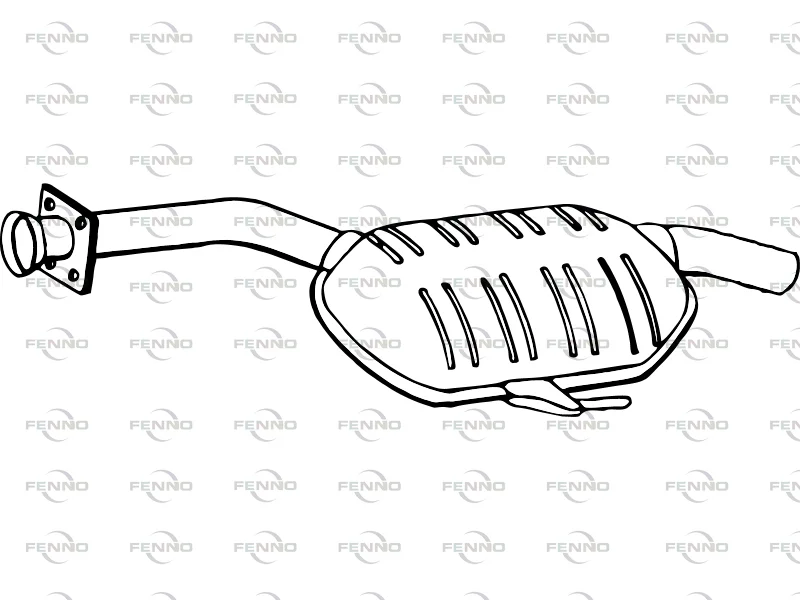 Střední tlumič výfuku