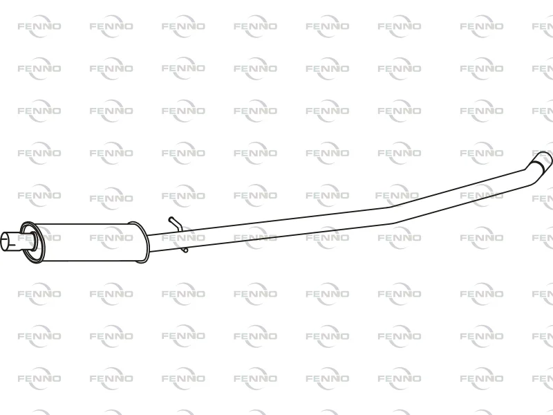 Střední tlumič výfuku