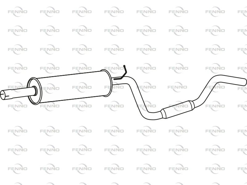 Střední tlumič výfuku