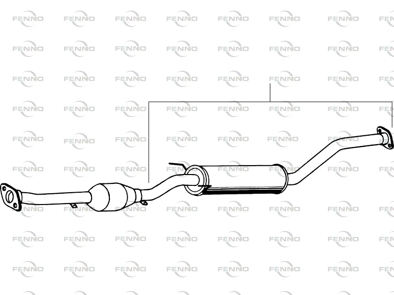 Střední tlumič výfuku