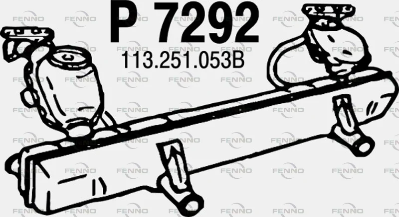 Zadní tlumič výfuku