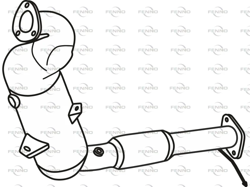 Filtr sazových částic, výfukový systém