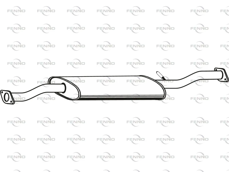 Střední tlumič výfuku