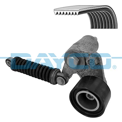 Sada žebrovaných klínových řemenů