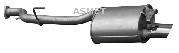 Zadní tlumič výfuku