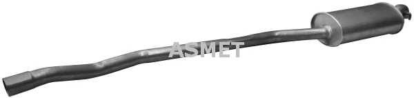 Zadní tlumič výfuku