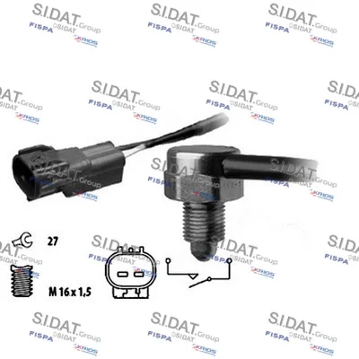 Spínač, světlo zpátečky